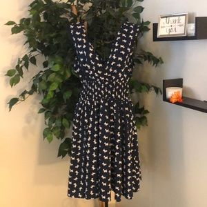 Super Cute Dog Print Dress Medium